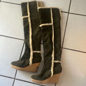 Thigh High Faux Lined Boots